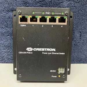 Crestron CEN-SW-POE-5 5-Port PoE Ethernet Switch UNIT ONLY - Picture 1 of 6
