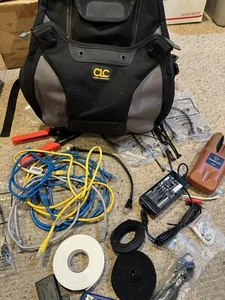 CLC Work Gear Tool Backpack With Tools - Brand New Cables- Southwire Datashark - Picture 1 of 17