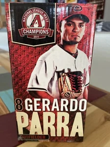Gerardo Parra 2012 Arizona Diamondbacks SGA Gold Glove Bobblehead L29 Mint - Picture 1 of 4