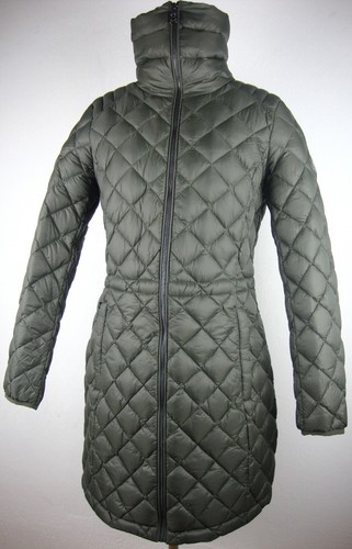 Michael Kors piumino cappotto giacca parka donna down coat oliva taglia S NUOVO