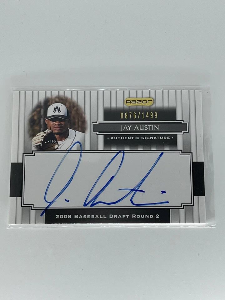 JAY AUSTIN 2008 RAZOR SIGNATURE SERIES RC ROOKIE AUTOGRAPH SP AUTO #/1499 - Image 1 of 1