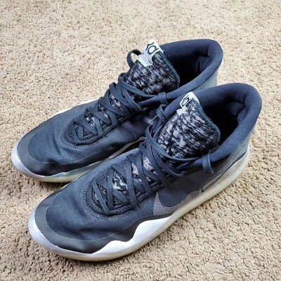 Nike Zoom KD 12 Shoes Men's 14 Black/Pure Platinum/White "The Day One" Sneakers  - Image 1 of 4