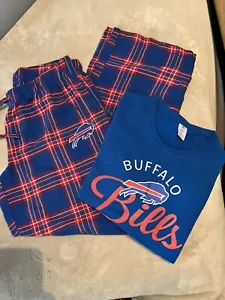 NUEVO sin etiqueta Buffalo Bills mujer talla M equipo NFL ropa PJ salón conjunto 🏈 - Imagen 1 de 13