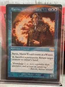 MTG BARRIN, MASTER WIZARD urzas saga legend rare non foil regular - Picture 1 of 2