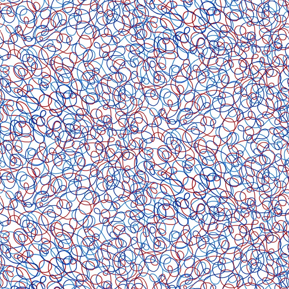 HENRY GLASS & CO. Henry Glass Multi Color Loops 108in Wide Quilt Back Fabric 100% Cotton