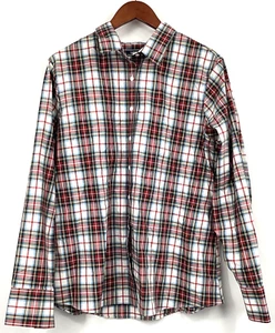 Lands’End Boys Juniors 16 Long Sleeve Multicolor Red And Green Shirt - Picture 1 of 4