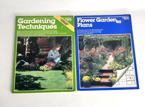 (2) Gardening Books by Ortho Techniques And Flower Garden Plans - Picture 1 of 3