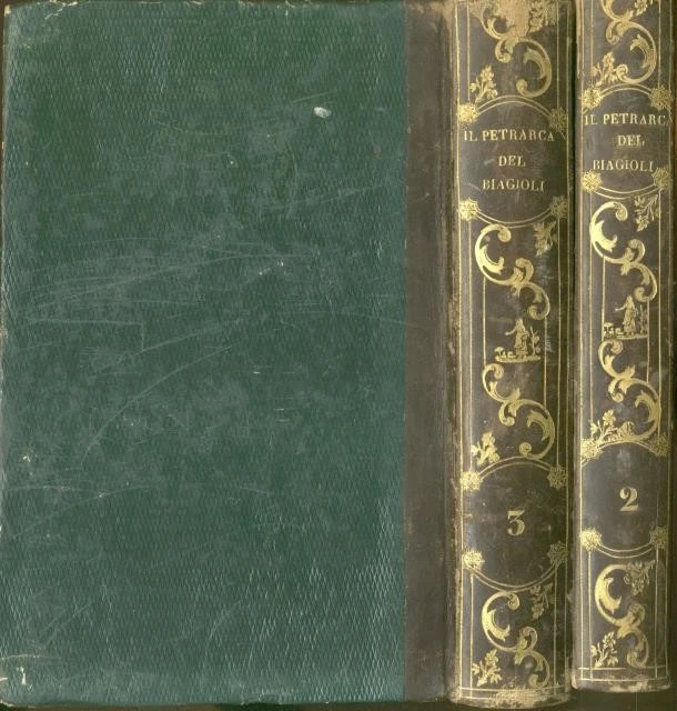 PETRARCA Francesco. RIME DI F.PETRARCA COL COMENTO DI G. BIAGIOLI. 1821 - Immagine 1 di 1