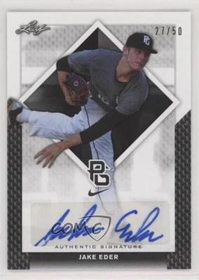 2016 Leaf Perfect Game National Showcase Black /50 Jake Eder #BA-257 Auto - Image 1 of 2