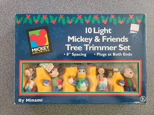 Vintage Disney 10 Weihnachtsbaum Lichterkette Mickey, Goofy, Donald Duck getestet - Bild 1 von 4