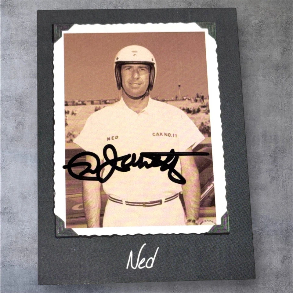 Ned Jarrett RACING CLASSIC 1989 MAXX #200 VINTAGE NASCAR HOFer signed card - Image 1 of 1