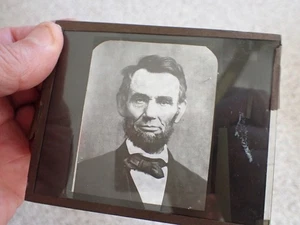 Negativo fotografía original Abraham Lincoln FECHADO 1896 BX PC #1 - Imagen 1 de 4