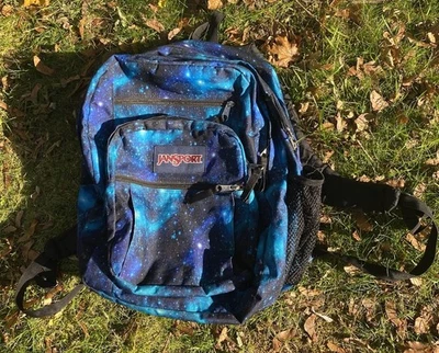 Mochila JanSport Cosmic Galaxy Space Unisex JS0A47JK Gran Estudiante GRANDE Foto 1 de 4