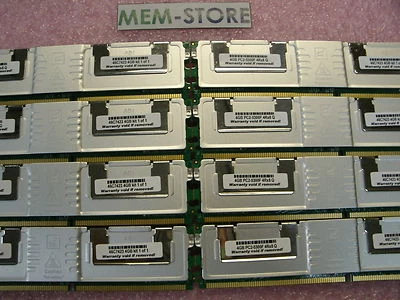 46C7423 32GB (8x4GB) PC2-5300L FBDIMM Memory IBM x3400 7975 7976, x3550 7979 - Image 1 of 2