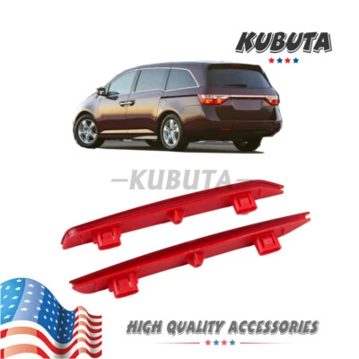 2x Rear Bumper Reflector Set For Honda Odyssey 2011-2017 33505TK8A01 33555TK8A01 — 第 1/4 张图片