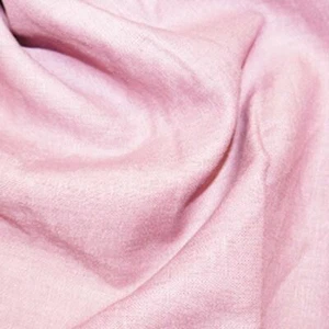 Washed Linen Canvas Fabric Material - ROSE - Picture 1 of 1