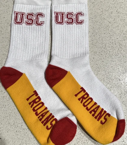 Vintage USC Trojans Women's Crew Socks Cover