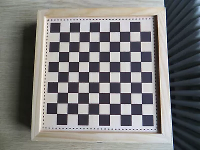  Holz-Spielesammlung, Reise - Himmel+Hölle- Dame- Mühle - Backgammon mit Beschr. - Bild 1 von 2