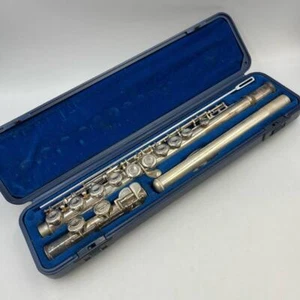 YAMAHA YFL-311 Flute E mechanism Silver Used with Hard Case - Picture 1 of 7