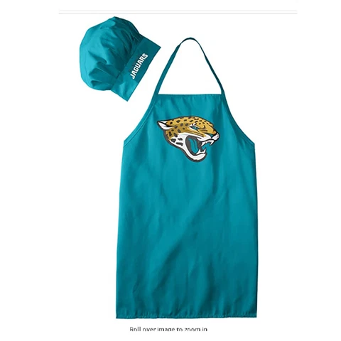 Jacksonville Jaguars Apron and Chef's Hat Set Cover