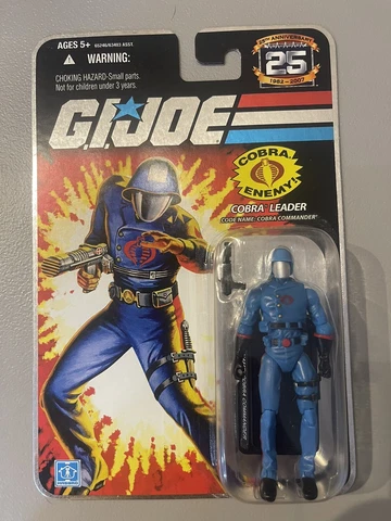 G.I. Joe 25th Anniversary Cobra Commander Cobra Leader FOIL PACKAGE!!! Cover