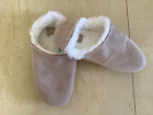Ladies Fluffy Lined Moccasin Style Slippers, Size 5, by Next