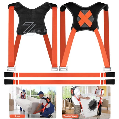 4 Stück Tragegurte Umzug Möbel Shoulder Dolly Set 200kg Tragehilfe Transportg - Bild 1 von 4