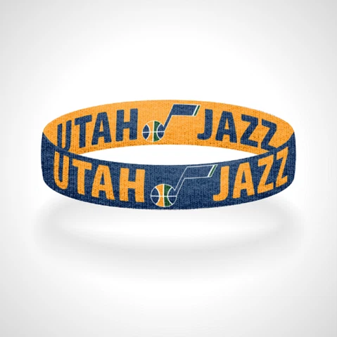 Reversible Utah Jazz Bracelet Wristband Take Note Cover