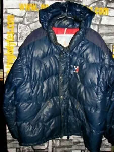 Millet Vintage Down Douvet Jacket Piumino France Made Down Jacket Size Large 70s - Picture 1 of 2