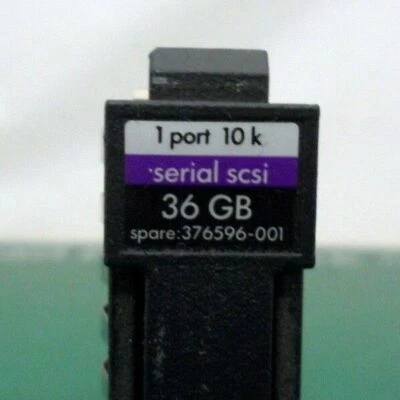 HP 376596-001 36GB 10,000 RPM 3 Gbps 2.5 in. SAS HDD 395924-001 - Image 1 of 4