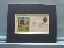 Northwest Indian Mask of the Chilkat Tlingit Tribe  & the First Day Cover  