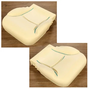 Driver & Passenger Seat Cushion Bottom Foam Pad Beige For Corvette C5 1997-2004 - Picture 1 of 21