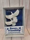 Kurt Adler 4.5' Resin Friendship Dove Ornament Set of 2 New