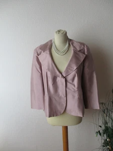s.Oliver Damen Jacke Gr. 44 altrosa 3/4 Arm 100 % Seide - Bild 1 von 8