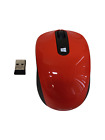 Microsoft Sculpt Mouse USB Mobile Wireless Model 1569 with USB Dongle Red Tested