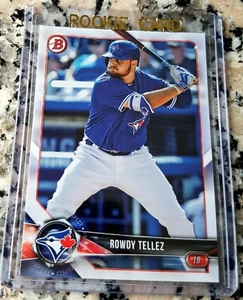 ROWDY TELLEZ 2018 Bowman Rookie Card RC Texas Rangers Home Run Power🔥🔥$$ - Bild 1 von 2
