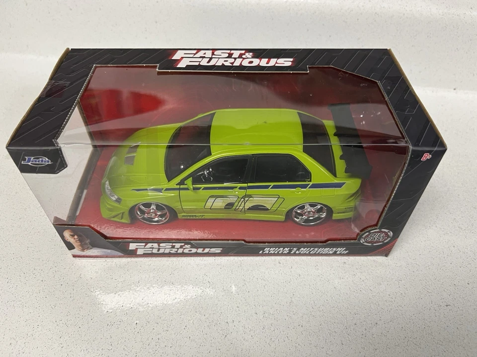 Jada Toys Rápido y Furioso Brian's Mitsubishi Lancer Evolution VII 1/24 Diecast Foto 1 de 2
