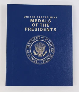 United States Mint Presidential Medals and Album Clinton and Both Bush's - Picture 1 of 9