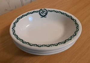 3 Antique Side Dish Bowls Made For Pinehurst Department Store NC Lamberton China - Picture 1 of 22