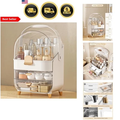 Makeup Organizer Skincare Holder Bathroom Counter Storage Cosmetic Display - Image 1 of 4