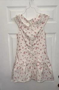Mini Vestido Free People Beasley, En Marfil Floral (A37) - Imagen 1 de 8