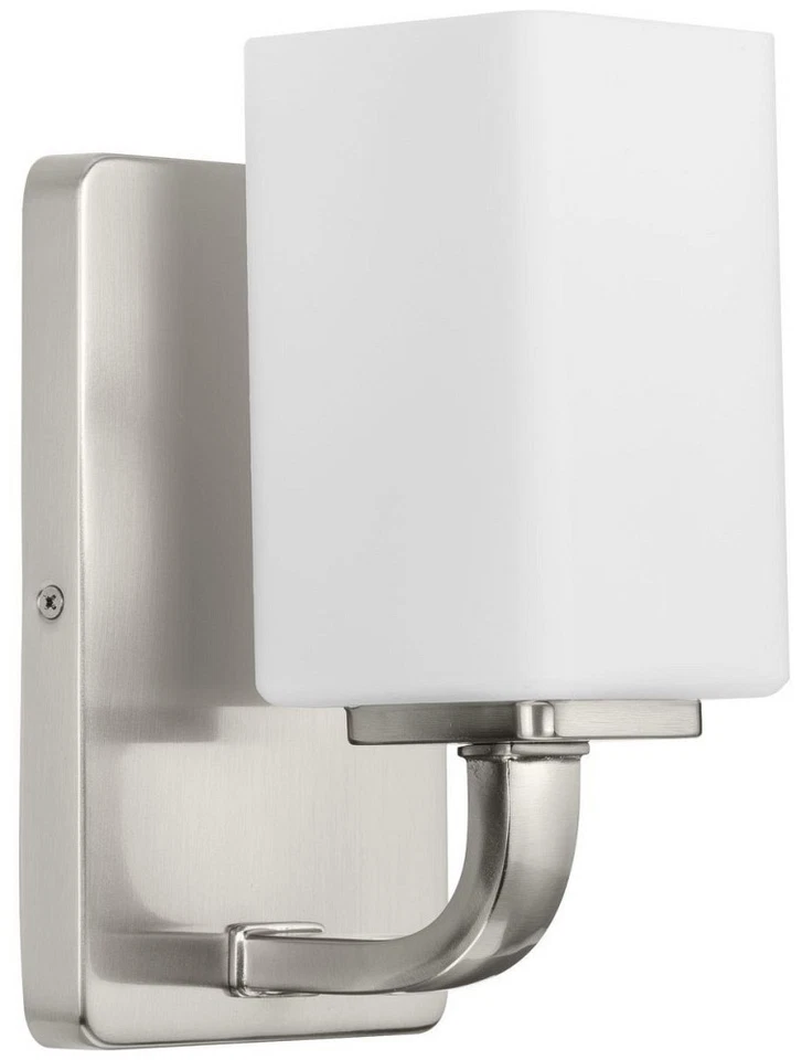 Бра настенное Progress Lighting Cowan 1 лампа матовый никель травленое опаловое стекло - Изображение 1 из 1