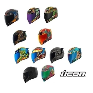 Icon Airflite Full Face Street Motorcycle Helmet - Pick Size & Color - Bild 1 von 22