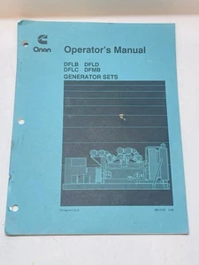 Cummins On an Operators Manual DFLB, DFLD, DFLC, DFMB Generator Sets - Picture 1 of 2