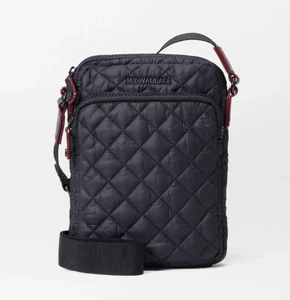 BRAND NEW MZ WALLACE Metro Quilted Crossbody BLACK - Picture 1 of 4