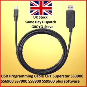 Kabel do programowania USB i oprogramowanie do CRT Superstar SS3900 SS6900 SS7900 SS9900 - Zdjęcie 1 z 4