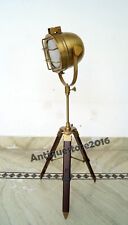 Designer Spotlight Tripod Stand Table Lamp Antique Style Vintage Home Light Gift