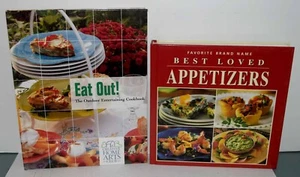 2 Cookbooks - Best Loved Appetizers and Eat Out ! - Picture 1 of 2