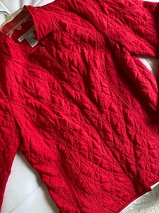 *women’s**Red Quilted Jacket*by REQUIREMENTS*Zip front*M*nwot - Picture 1 of 8