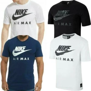 Nike Air Max NSW Herren Sport T-Shirt Athletic Cut Jersey Baumwolle Gym Tee - Bild 1 von 15